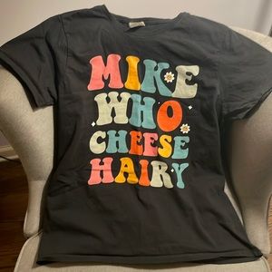 Like NEW - Women’s size XL funny saying short sleeve black t-shirt